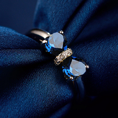 The Garnent January Rhodium Over Silver Ring